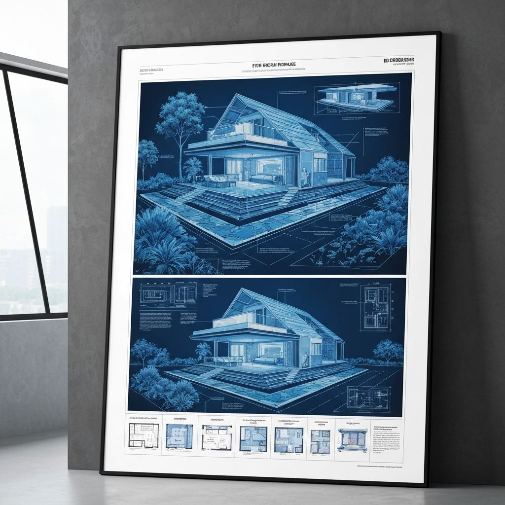 Affiche 'Orbital O1 Blueprint'